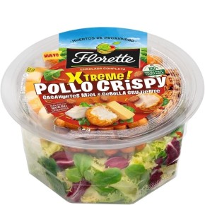 Ensalada FLORETTE BOWL EXTREME Pollo Crispy 210 GR