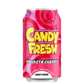 Bebida CANDYFRESH Piruleta Cherry 0.8€ 33CL