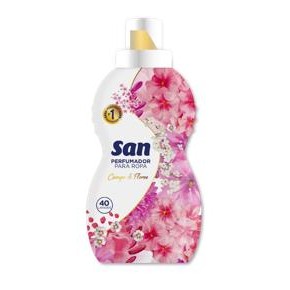 Perfumador Ropa Liquido SAN Rosa Campo Flores 800ML 40Lav