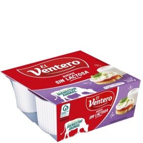 Queso Fresco VENTERO Pack 4UND Sin Lactosa