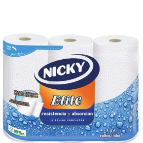 Rollo Cocina NICKY Elite  2 Capas Pack 3 Und