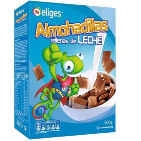 Cereales Almohadillas Rellenas Leche 500 GR