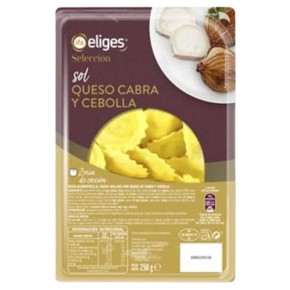 Pasta Fresca Rellena de Queso de Cabra y Cebolla IFA 250 Gr