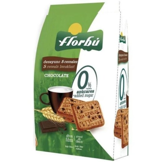 Galletas 0% Azucar FLORBU Desayuno Con Chocolate 2€ 340 GR | Borosa Market Galletas 0% Azucar FLORBU Desayuno Con Chocolate 2€ 340 GR | Borosa Market