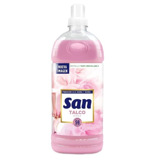 Suavizante Concentrado SAN 1.3L Talco Rosa 59 Dosis | Borosa Market