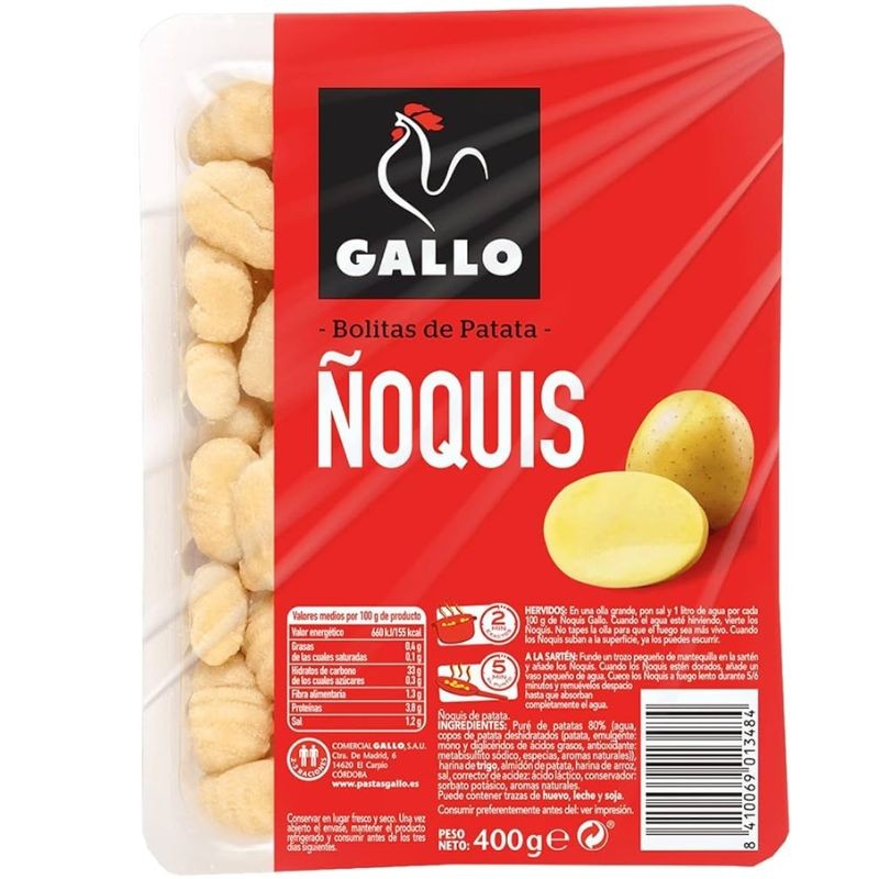 Gnocchi Patata GALLO 400 GR | Borosa Market