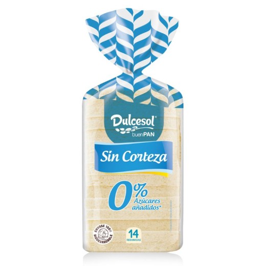Pan de Molde Sin Corteza DULCESOL 1.49€ | Borosa Market