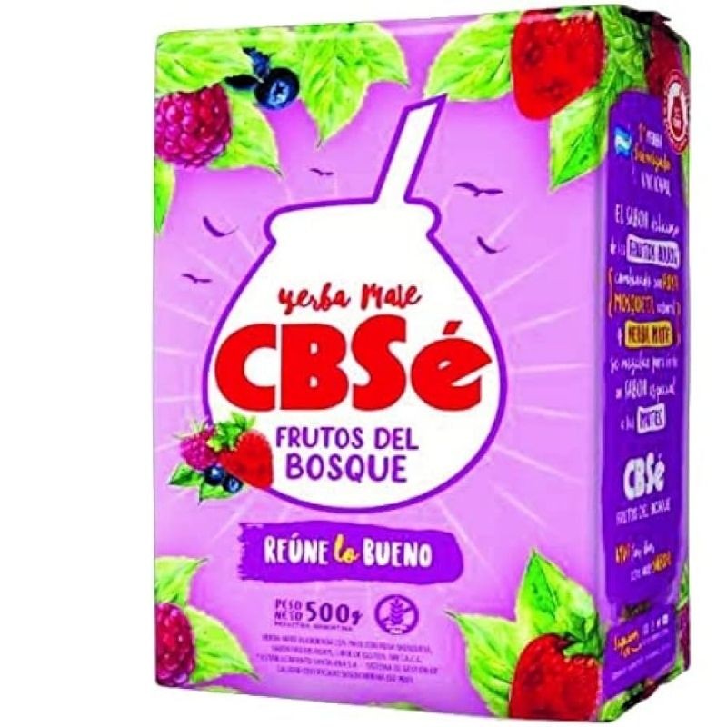 Yerba Mate CBSé Frutas del Bosque 500 GR | Borosa Market