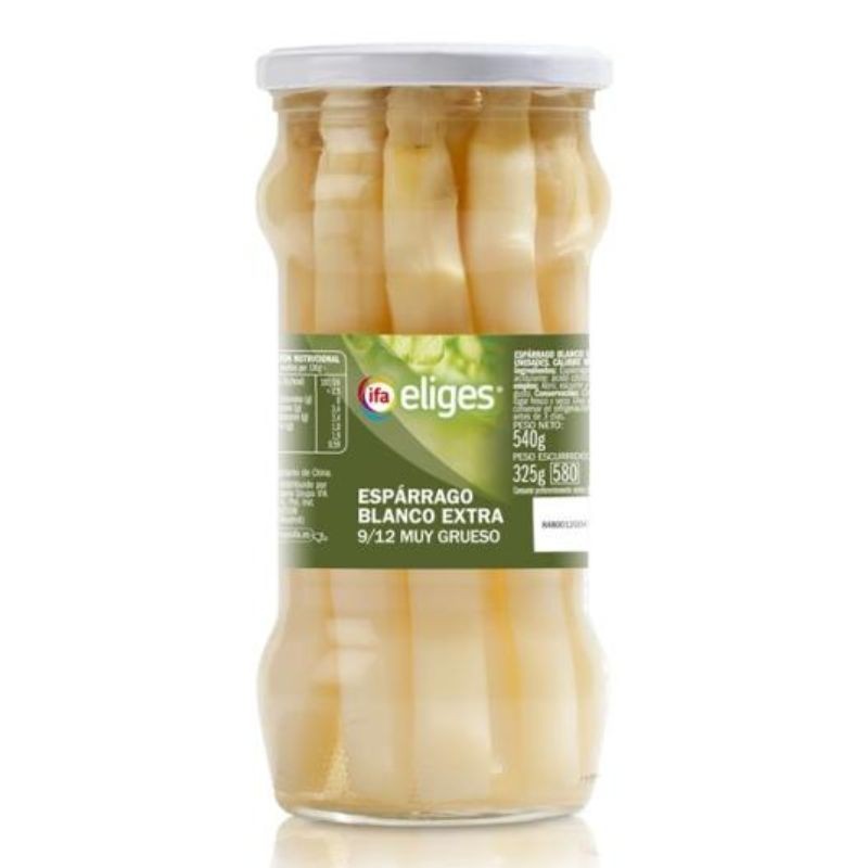 Esparragos IFA 9-12 Extra Grueso Tarro 580 ML | Borosa Market