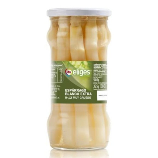 Esparragos IFA 9-12 Extra Grueso Tarro 580 ML | Borosa Market