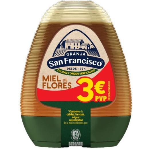 Miel GRANJA SAN FRANCISCO 3€ 350 GR | Borosa Market Miel GRANJA SAN FRANCISCO 3€ 350 GR | Borosa Market