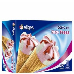 Helado Cono Vainilla/Choco  Sin Azucar IFA P4 | Borosa Market