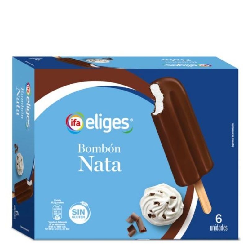 Helado Bombon Nata  IFA Pack 6 UND | Borosa Market