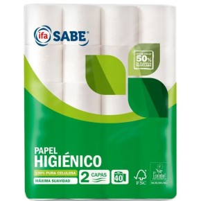 Papel Higienico 40 Rollos IFA 2 Capas | Borosa Market