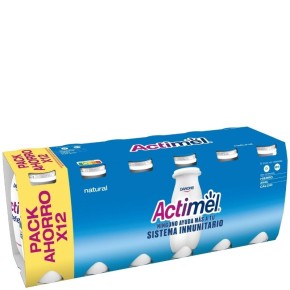 Bebida lactea L Casei natural ACTIMEL Pack 12 ud