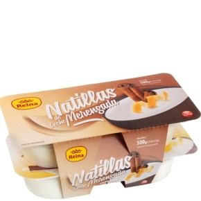 Natillas leche merengada REINA Pack 4 ud