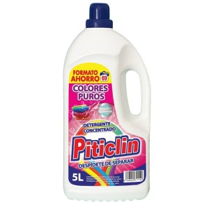Detergente Ropa Liquido PITICLIN Colores Puros 80 Dosis 5L