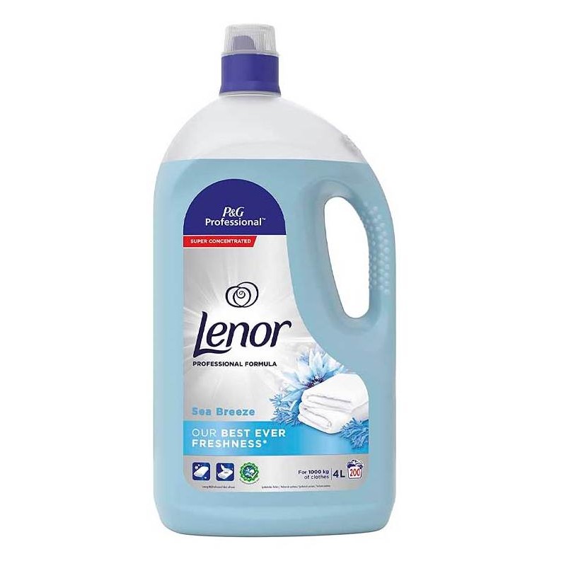 Suavizante Concentrado LENOR  4 L Azul 200 Dosis | Cash Borosa