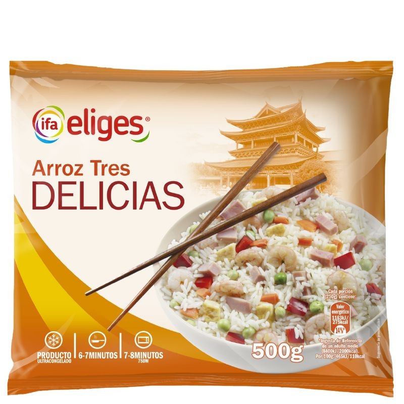 Arroz Tres Delicias Congelado IFA 1KG | Cash Borosa