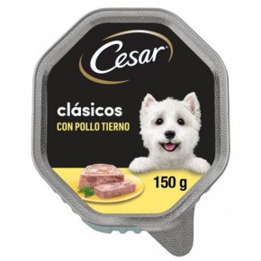 Ani. Perro Tarrina Pollo Clasico CESAR 150 GR