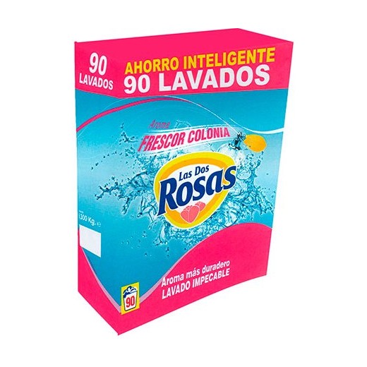 Detergente Ropa Polvo 2 ROSAS Basico 100 Lavados 5KG | Cash Borosa