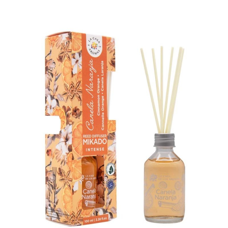 Ambientador C. AROMAS Mikado Intense Canela y Naranja 50 ML | Cash Borosa