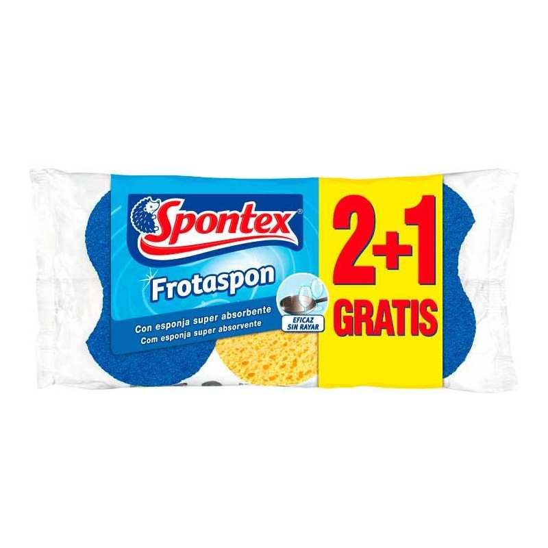 Estropajo SPONTEX Frotaspon  2+1 Azul | Cash Borosa