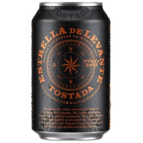 Cerveza Lata ESTRELLA LEVANTE 0.0 Tostada 33 CL