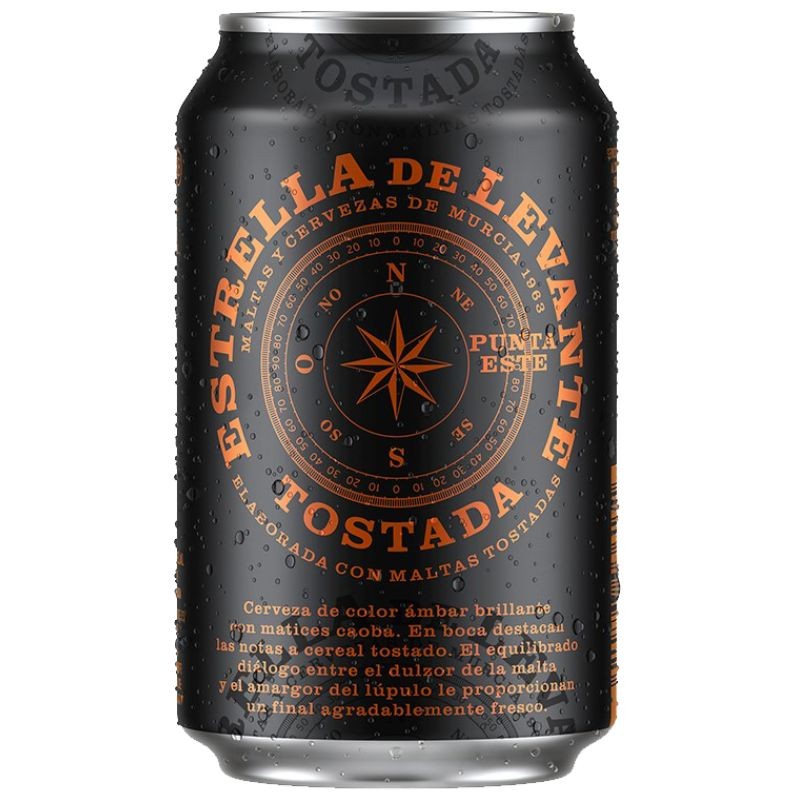 Cerveza Lata ESTRELLA LEVANTE 0.0 Tostada 33 CL | Cash Borosa