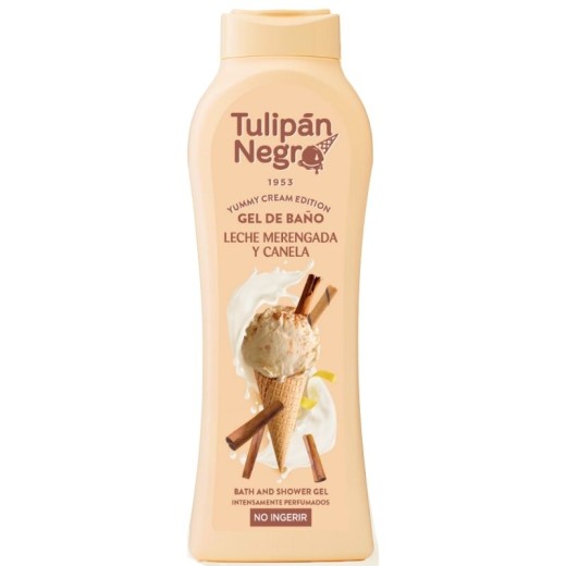 Gel de Baño TULIPAN NEGRO Leche Merengada y Canela 650 ML | Cash Borosa