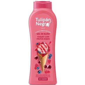 Gel de Baño TULIPAN NEGRO Yogurt con F.Rojos 650 ML