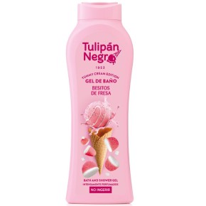 Gel de Baño TULIPAN NEGRO Besitos Fresa 650 ML