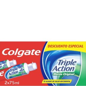 Dentifrico COLGATE Total Triple Accion Pack 2 UND x 75 ML