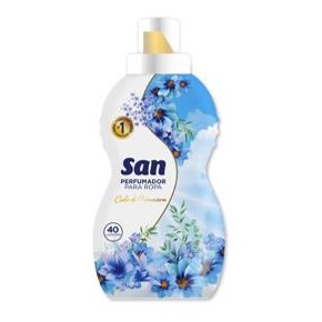 Perfumador Ropa Liquido SAN Azul Cielo Primav 800ML 40Lav