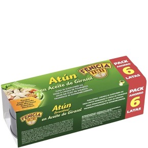 Atun claro aceite oliva Pack 6 und | Borosa Market