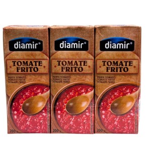 Tomate Frito DIAMIR Brick 200 Gr x 3