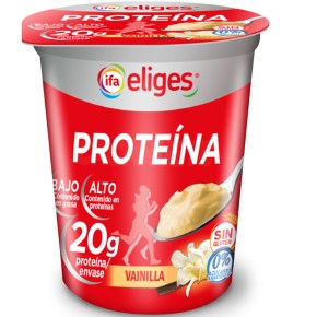 Postre Lacteo Proteico de Vainilla IFA 200 Gr