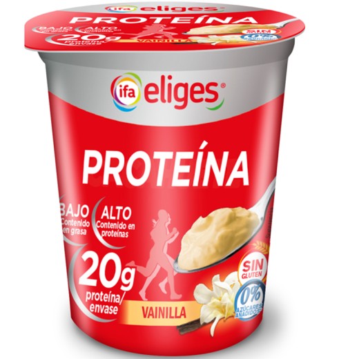 Postre Lacteo Proteico de Vainilla IFA 200 Gr | Cash Borosa