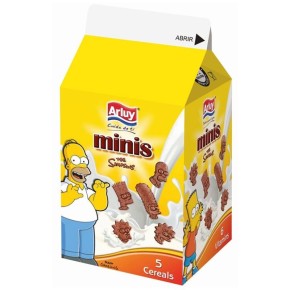 Galleta ARLUY Mini Simpsons Choco Bolsa 70 Gr 1€