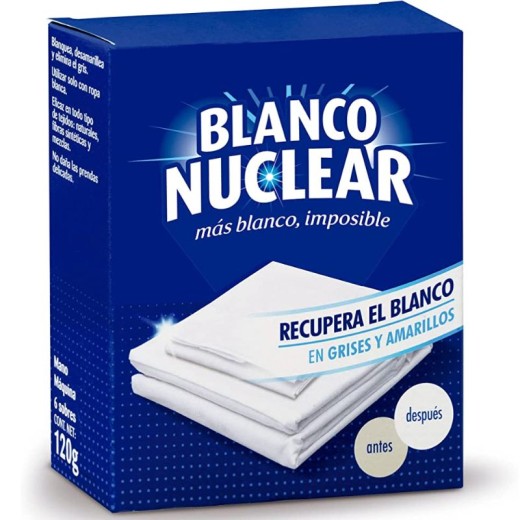 Blanqueador de Ropa BLANCO NUCLEAR 6 Und | Cash Borosa