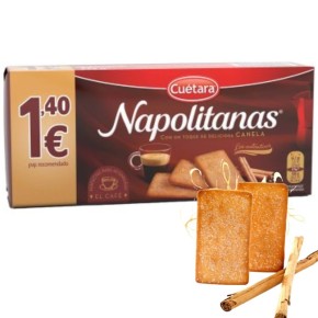 Galleta Napolitanas CUETARA 213 GR 1,40 €