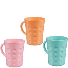 Taza Plastico Colores  300 ML