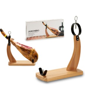 Jamonero Ancho Natural Madera Pino