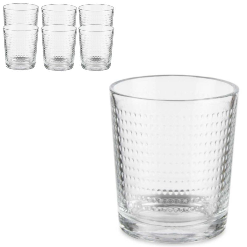 Set 6 Vasos 200 ML Puntos | Borosa Market