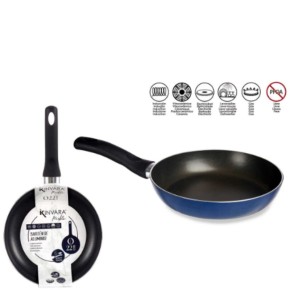 Sarten Aluminio Prensado 24 CM Antiadherente Verde  KINVARA