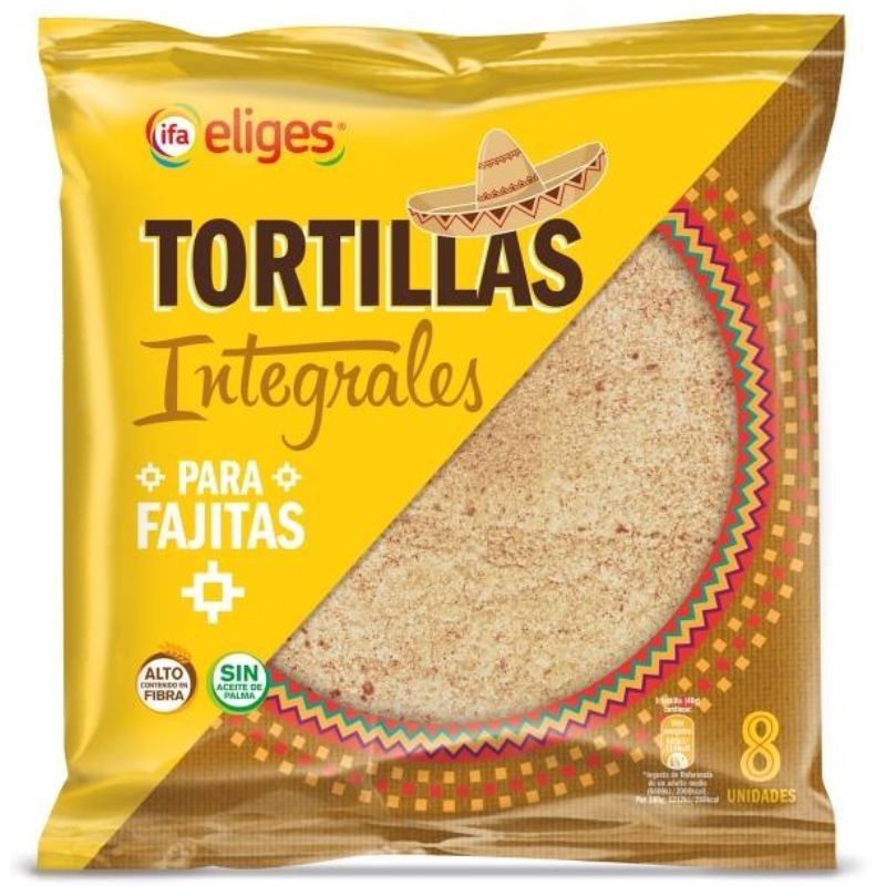 Tortillas Integrales IFA 8 Und | Cash Borosa