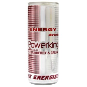 Bebida Energetica POWER KING Fresa y Crema 250 ML