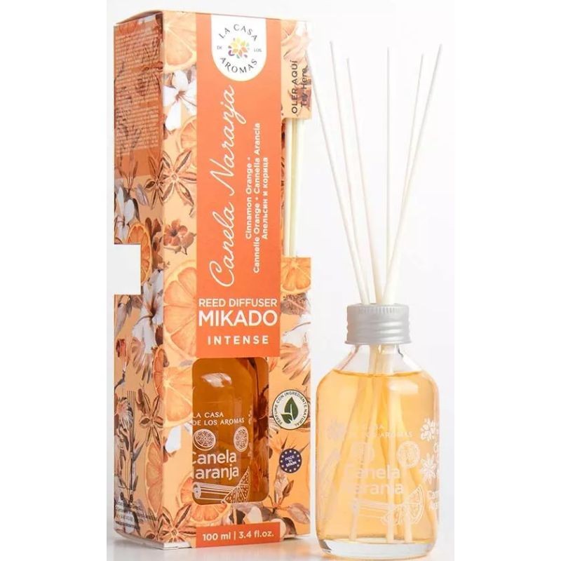 Ambientador C. AROMAS Mikado Intense Canela Naranja 100 ML | Cash Borosa