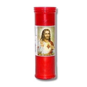 Velon Liturgico Blanco Sagrado Corazon  57x160