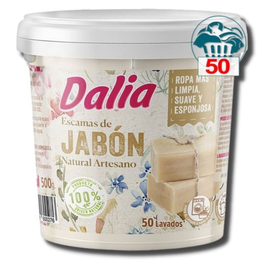 Detergente Escamas Natural DALIA 500 Gr | Borosa Market Detergente Escamas Natural DALIA 500 Gr | Borosa Market
